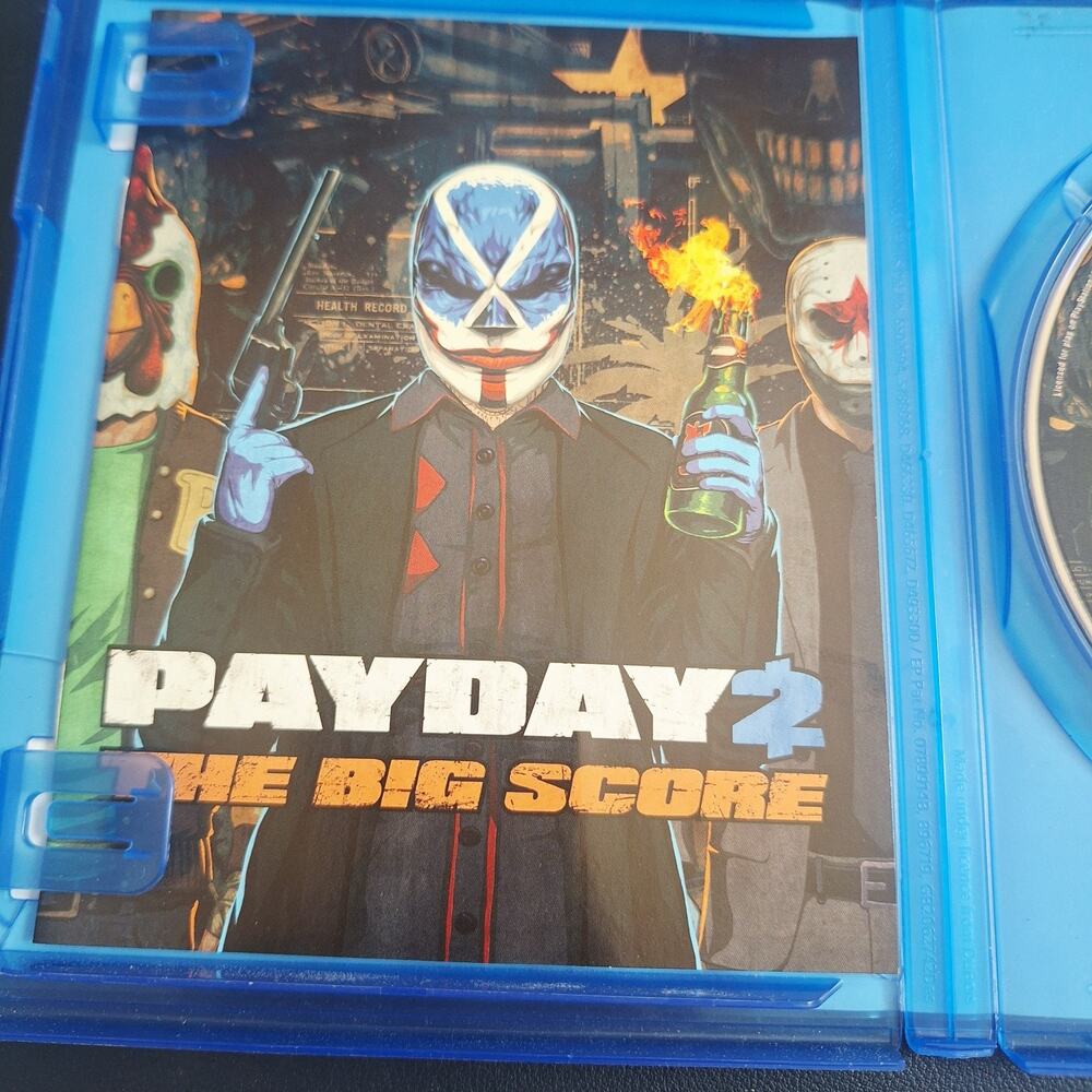 PS4 Payday 2 The Big Score (Sony PlayStation 4, 2016) With Manuel And Case